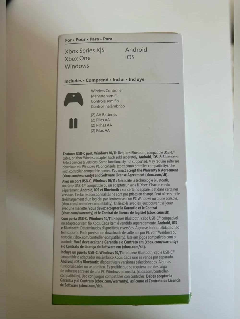 Microsoft Xbox Wireless Controller Carbon Black for Xbox Series X|S Xbox One PC